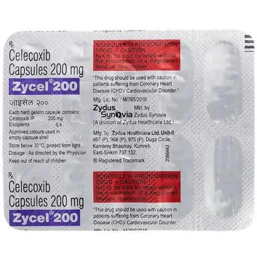 zycel 200mg capsule 10's